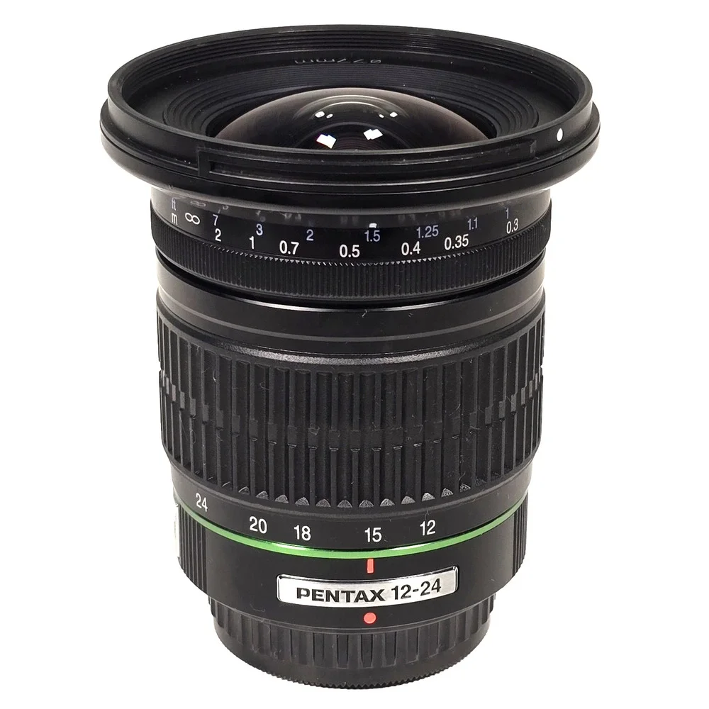 SMC Pentax-DA 12-24mm F4 ED AL (IF) Wide Angle Zoom Lens, Hood, & Caps